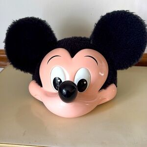 Vintage Disney Mickey Mouse Plush 3D Hat with Mesh Snap Back